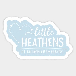 Little Heathens Of Champions Club Shirt Sticker